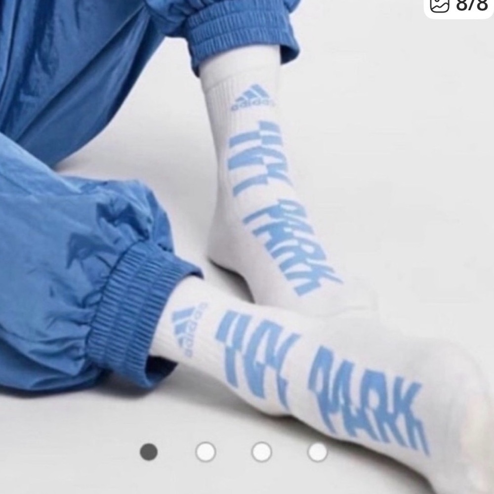 IVY PARK X ADIDAS 3-PAIR PACK IVY PARK CREW SOCKS SIZE S NWT - Picture 5 of 14